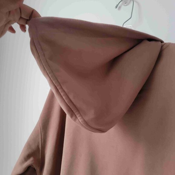 NEW Old Navy Gray Logo Zip Hoodie Front Pockets Drawstrings Unisex Raglan XL - Picture 9 of 9